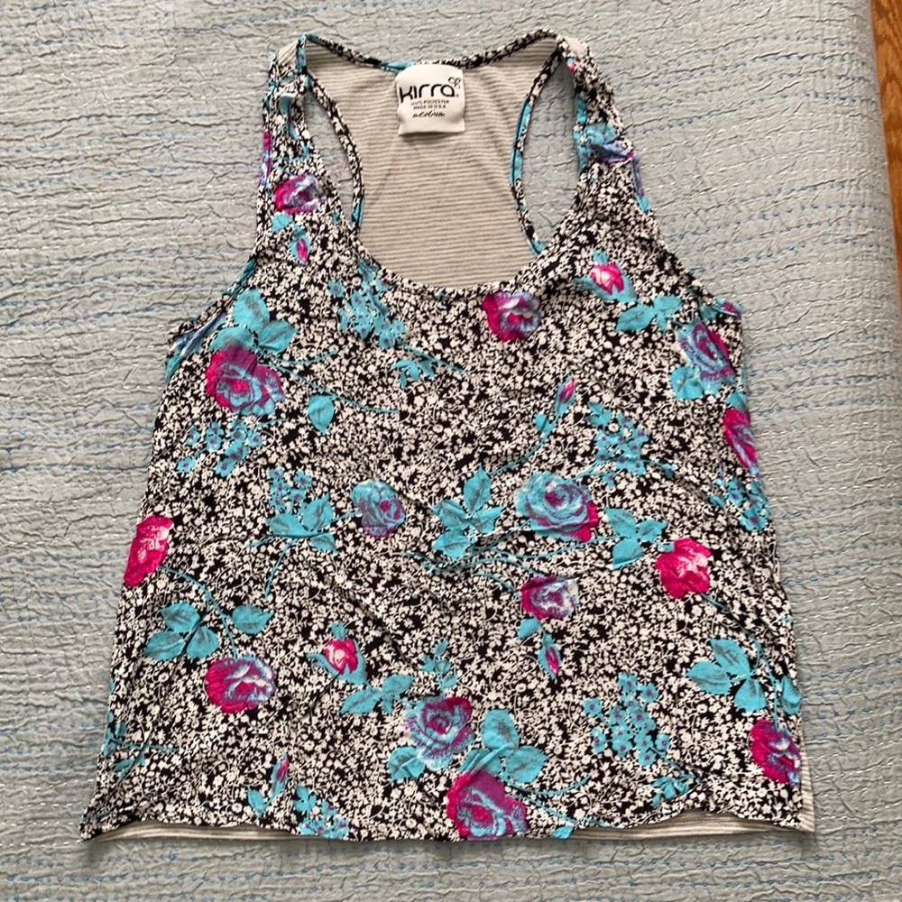Floral Tank Top Size M